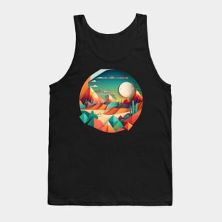 Geometric Landscape Tank Top